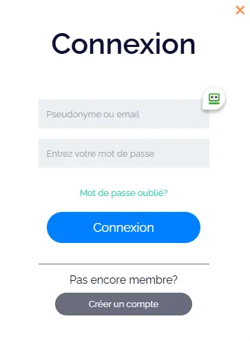 Connexion des membres du Bof Casino